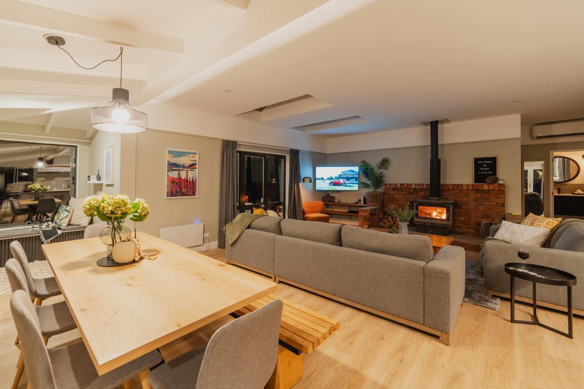 Galaxy 3Br Modern Home With Fireplace Outdoor Spa เลคเทคาโป ภายนอก รูปภาพ